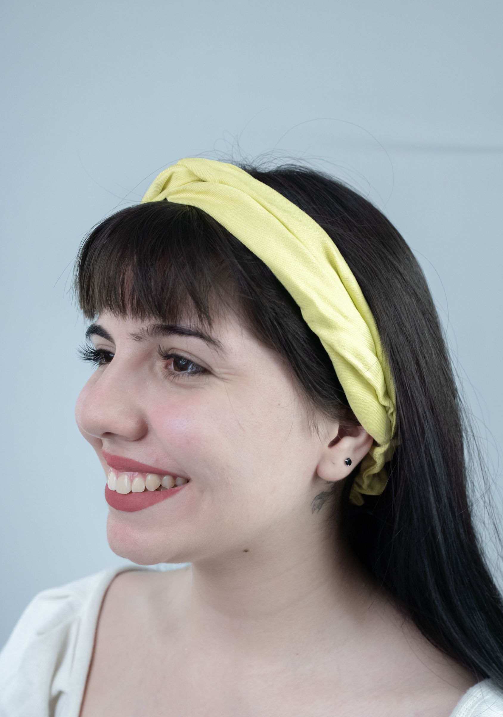 FAIXA DE CABELO - AMARELA