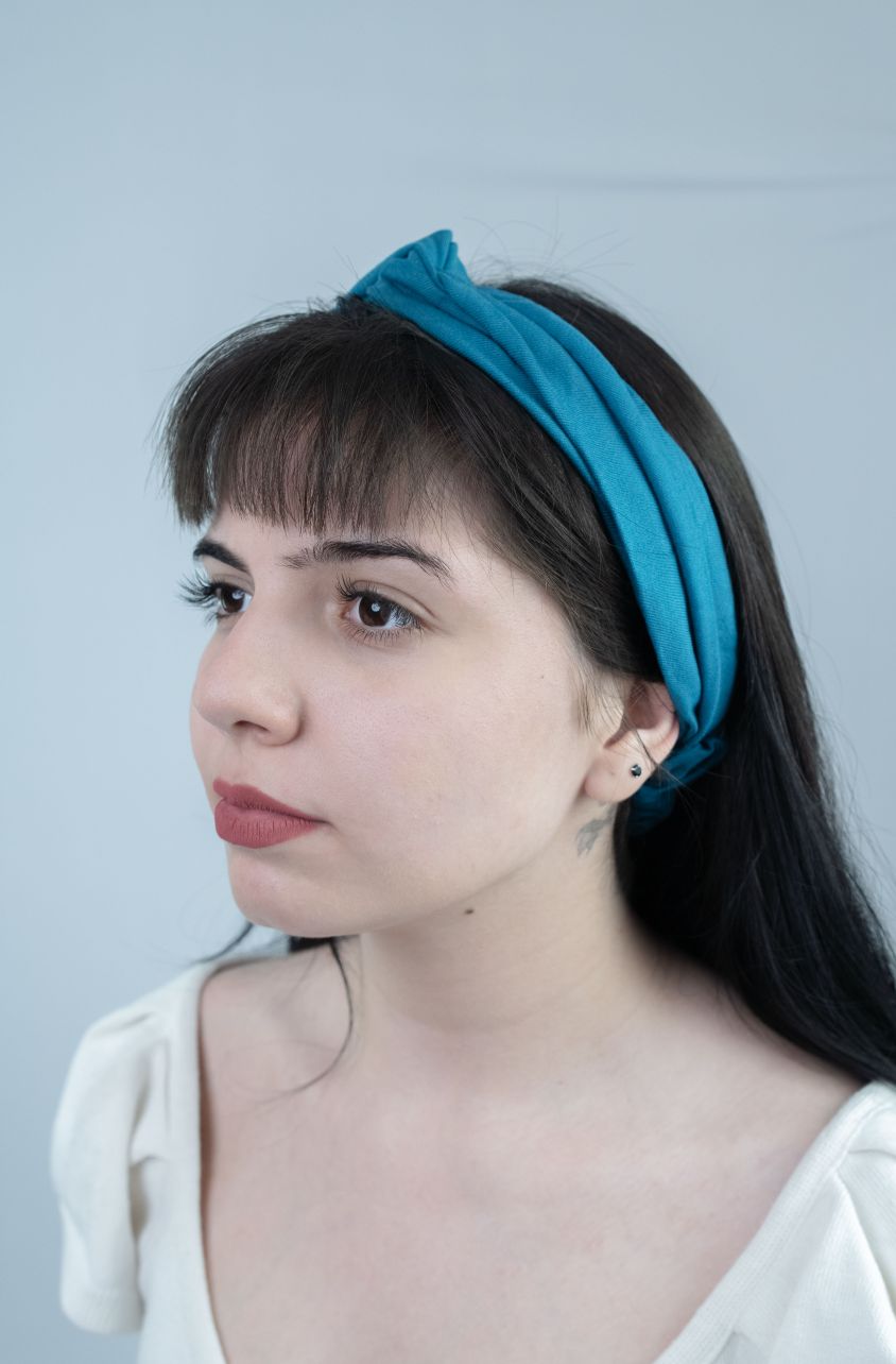 FAIXA DE CABELO - AZUL