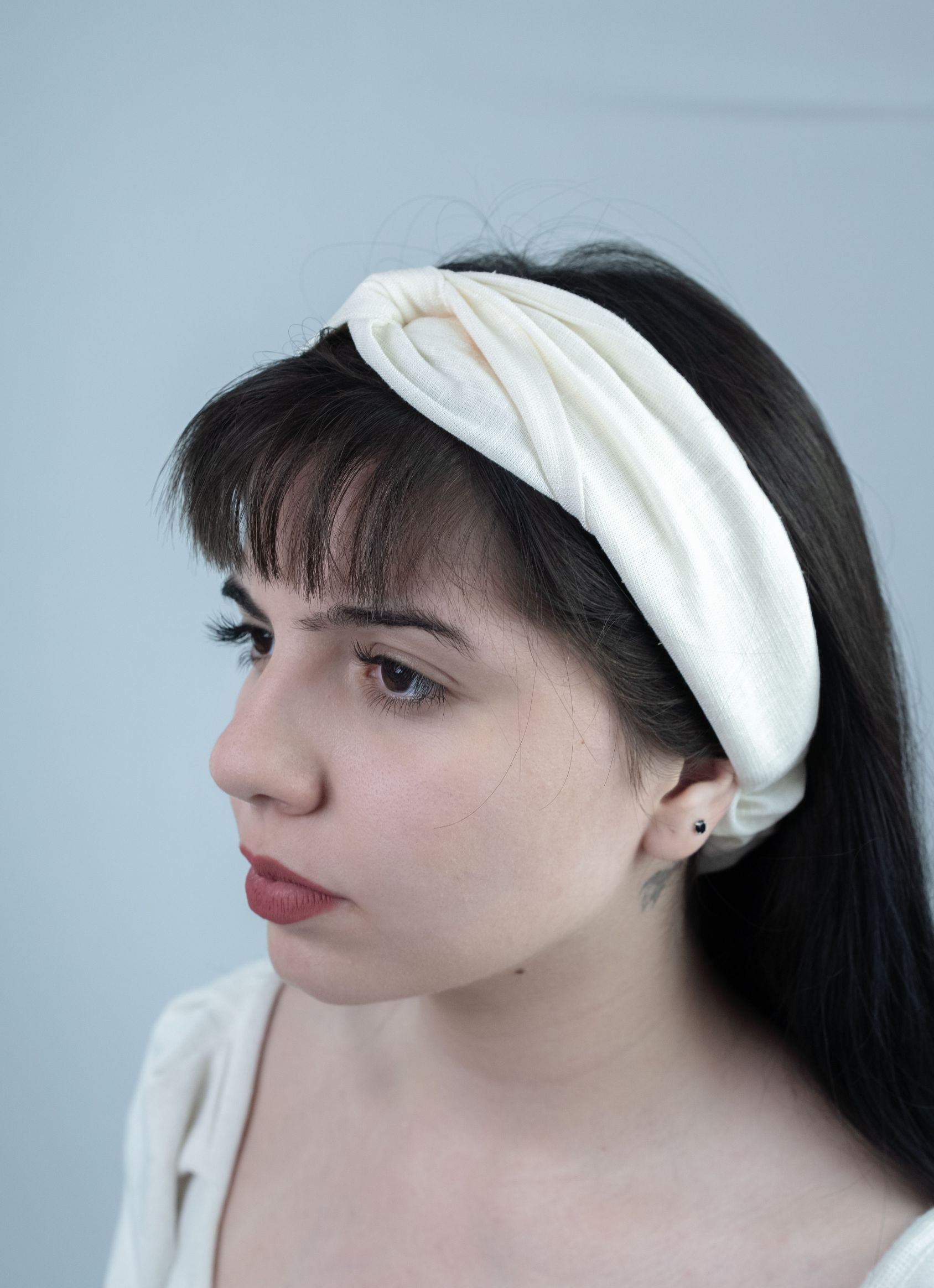 FAIXA DE CABELO - BRANCA