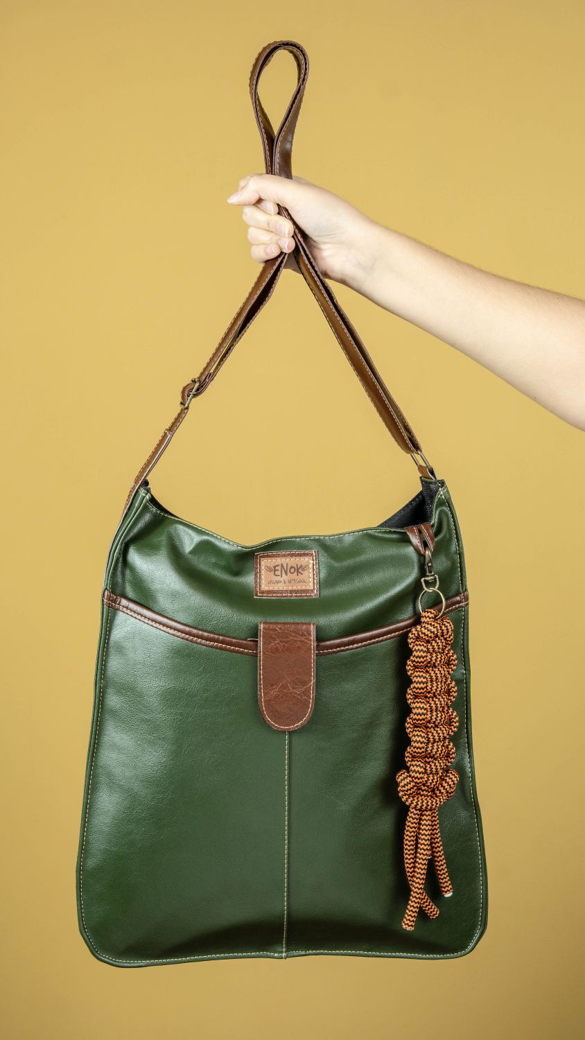 BOLSA VEGANA - PITANGA - VERDE SELVA