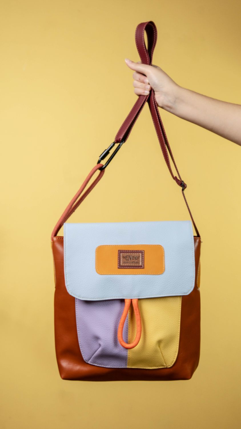 BOLSA VEGANA - TULIPA - NUVEM