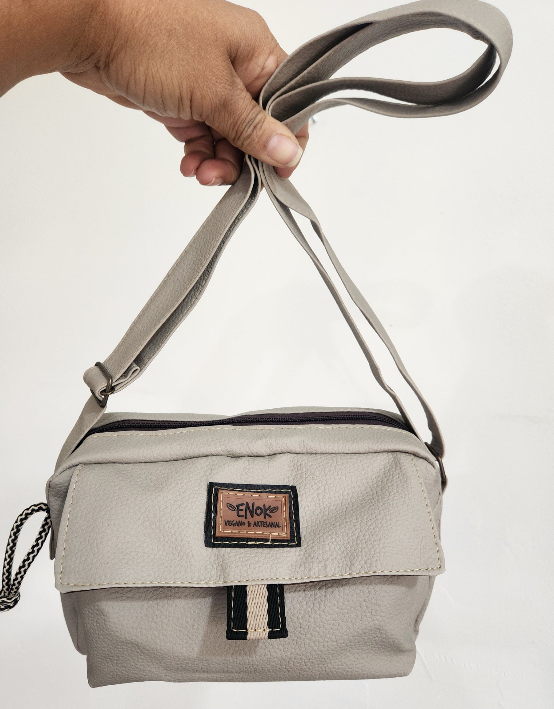 BOLSA VEGANA -BERENICE - NEVOEIRO