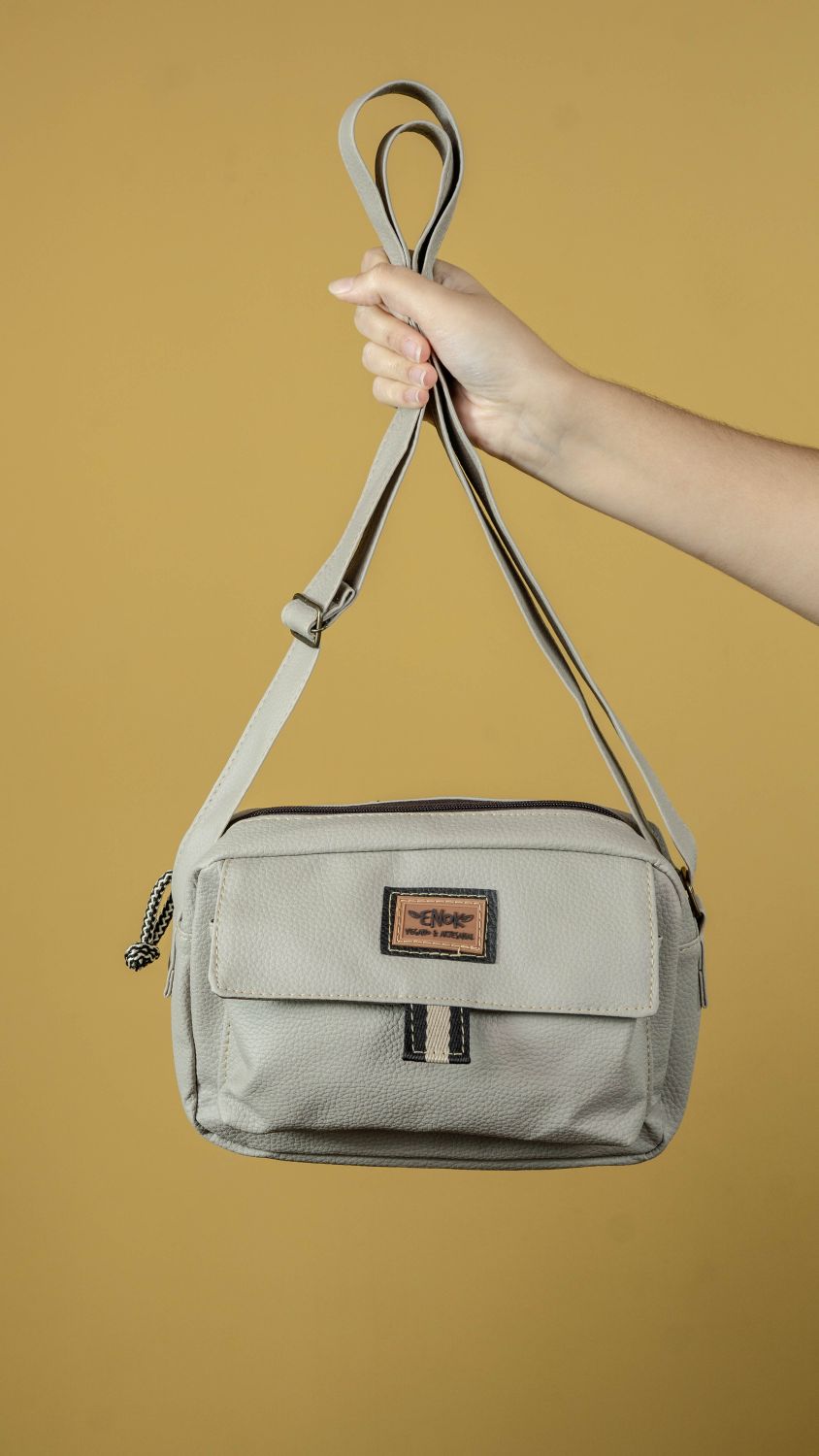 BOLSA VEGANA -BERENICE - NEVOEIRO