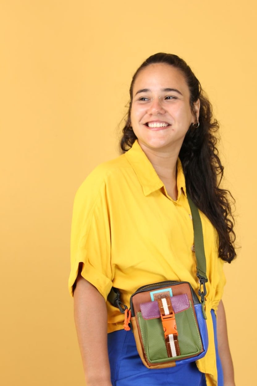 BOLSA VEGANA - ELZA - AFRO PUNK