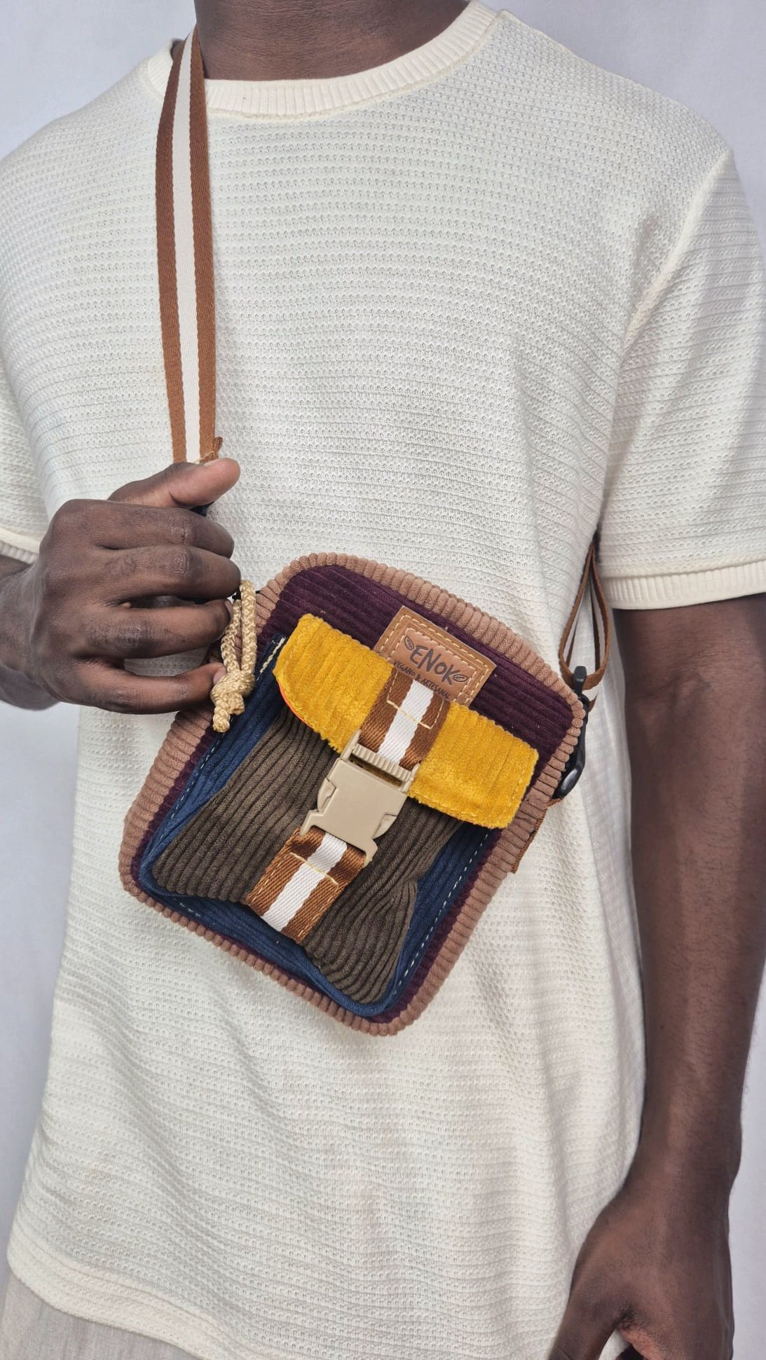 BOLSA VEGANA - ELZA - TAMARINDO