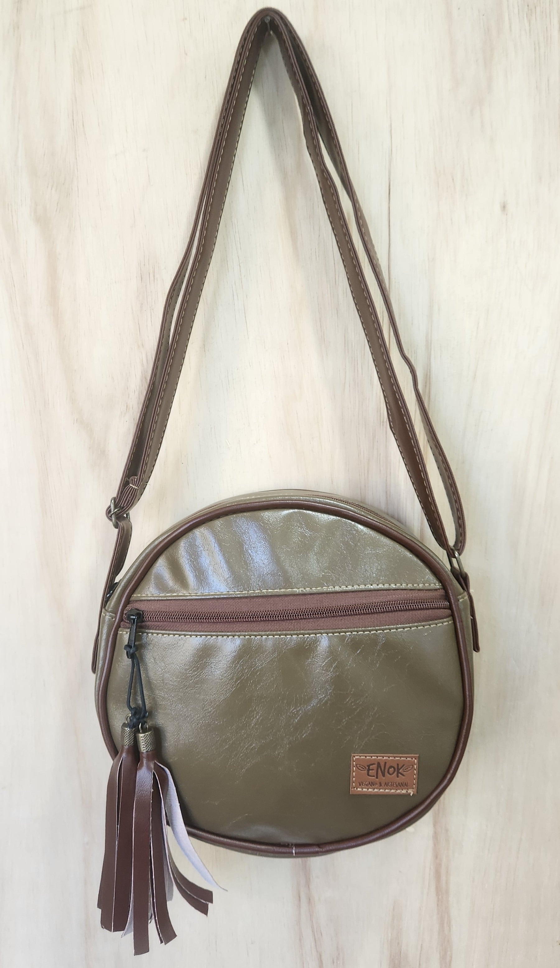 BOLSA VEGANA -  KIWI  - OLIVA