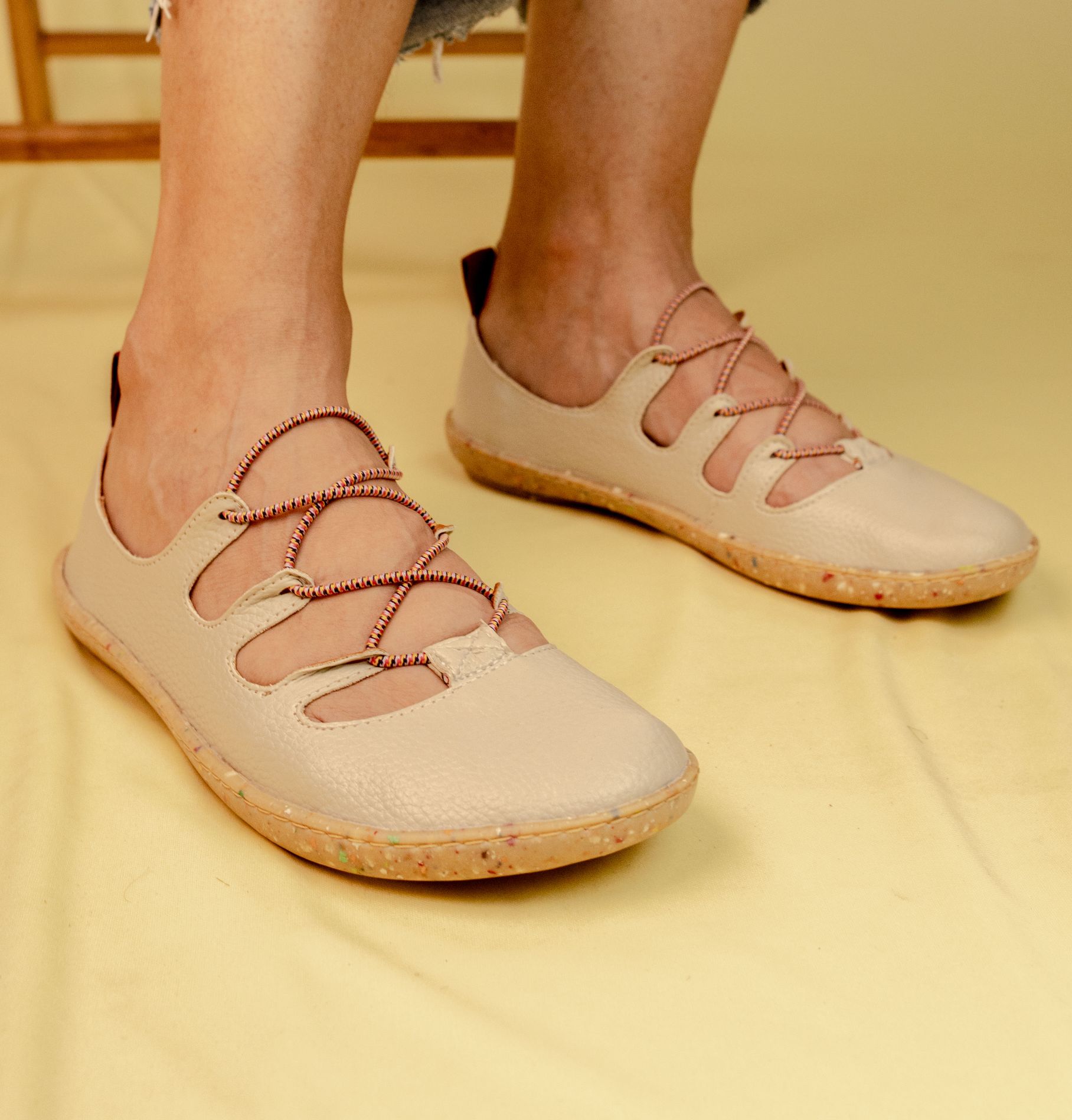 SAPATO VEGANO - MOARA - OFF WHITE