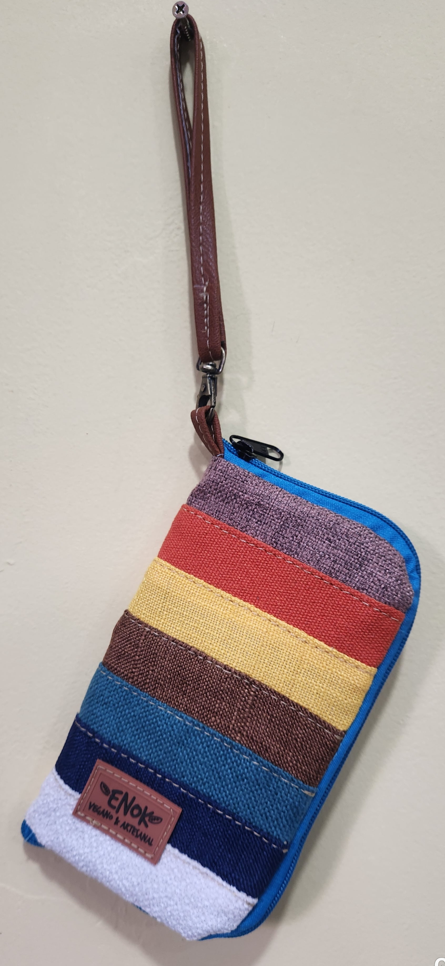 CARTEIRA VEGANA - MAYA- PATCHWORK COLCHA DE RETALHOS