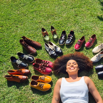 SAPATO VEGANO - OXFORD BRIDA - VERMELHO CARMIM