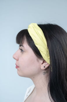 FAIXA DE CABELO - AMARELA