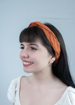 FAIXA DE CABELO - LARANJA