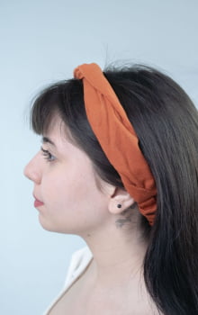 FAIXA DE CABELO - LARANJA