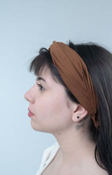 FAIXA DE CABELO - MARROM