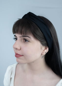 FAIXA DE CABELO - PRETA