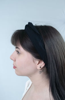 FAIXA DE CABELO - PRETA