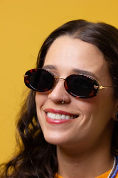 ÓCULOS - OVAL TARTARUGA