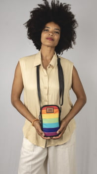 BOLSA VEGANA - SABIÁ - ARCO ÍRIS