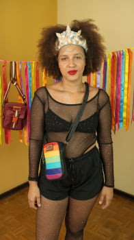 BOLSA VEGANA - SABIÁ - ARCO ÍRIS