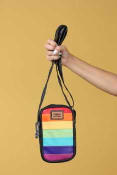 BOLSA VEGANA - SABIÁ - ARCO ÍRIS