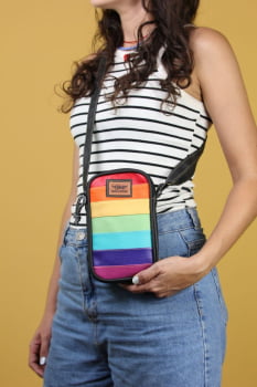 BOLSA VEGANA - SABIÁ - ARCO ÍRIS