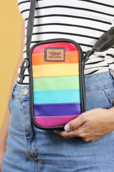 BOLSA VEGANA - SABIÁ - ARCO ÍRIS