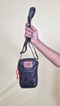 BOLSA VEGANA - SABIÁ - PRETA