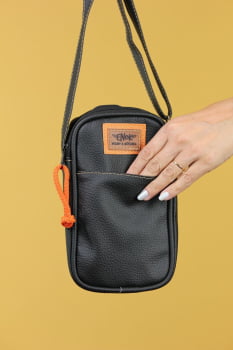 BOLSA VEGANA - SABIÁ - PRETA