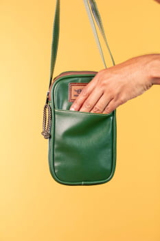 BOLSA VEGANA - SABIÁ - VERDE SELVA