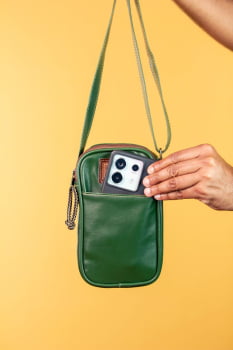 BOLSA VEGANA - SABIÁ - VERDE SELVA