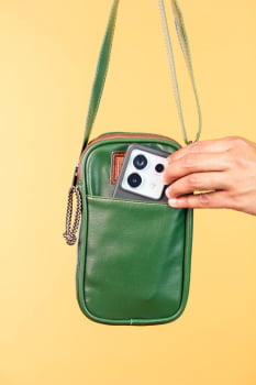 BOLSA VEGANA - SABIÁ - VERDE SELVA