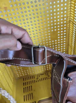 BOLSA VEGANA - PITANGA - MARROM