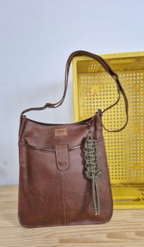 BOLSA VEGANA - PITANGA - MARROM