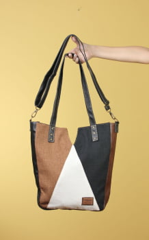 BOLSA VEGANA - VITÓRIA - XADREZ