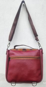 BOLSA VEGANA - AMORA - RED VELVET