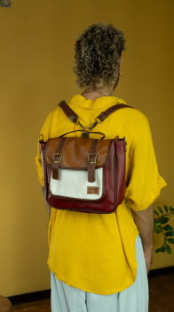 BOLSA VEGANA - AMORA - RED VELVET