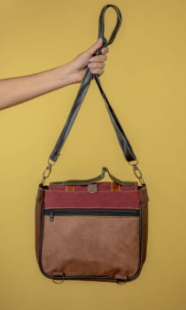 BOLSA VEGANA - AMORA -TONS TERROSOS