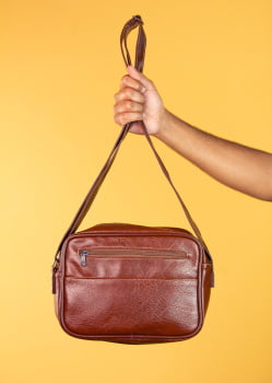 BOLSA VEGANA - CARMEM - MARROM