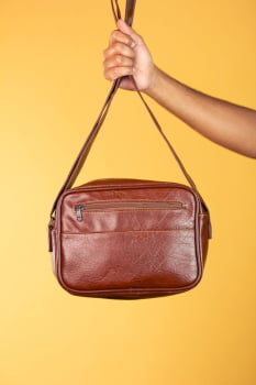 BOLSA VEGANA - CARMEM - MARROM