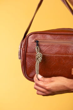 BOLSA VEGANA - CARMEM - MARROM