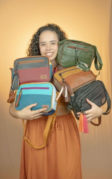 BOLSA VEGANA - CARMEM - PRETA 