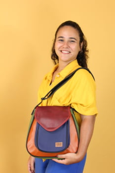 BOLSA VEGANA - SAPOTI - HOT COLOR