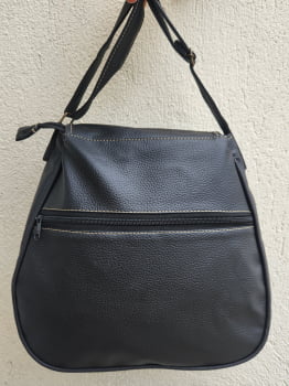 BOLSA VEGANA - SAPOTI- PRETA E BRANCA