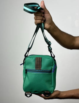 BOLSA/MOCHILA VEGANA - FUNKY - MENTA