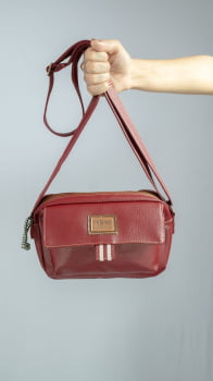 BOLSA VEGANA - BERENICE - CARMIM