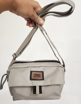 BOLSA VEGANA -BERENICE - NEVOEIRO