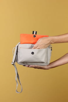 BOLSA VEGANA -BERENICE - NEVOEIRO