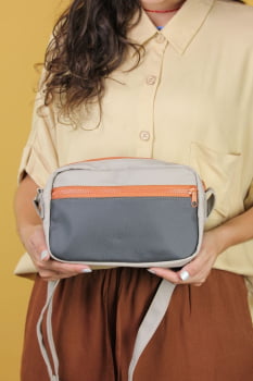 BOLSA VEGANA -BERENICE - NEVOEIRO