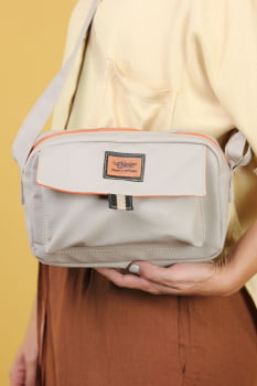 BOLSA VEGANA -BERENICE - NEVOEIRO