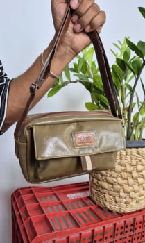 BOLSA VEGANA - BERENICE - OLIVA