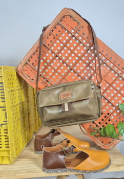 BOLSA VEGANA - BERENICE - OLIVA